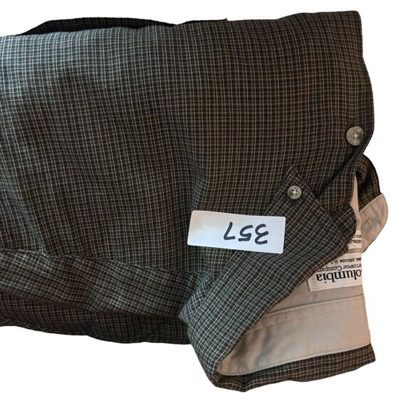 Columbia Authentic Issue Shirt Plaid 100% Cotton Button Down Classic Size XXL - Picture 8 of 8